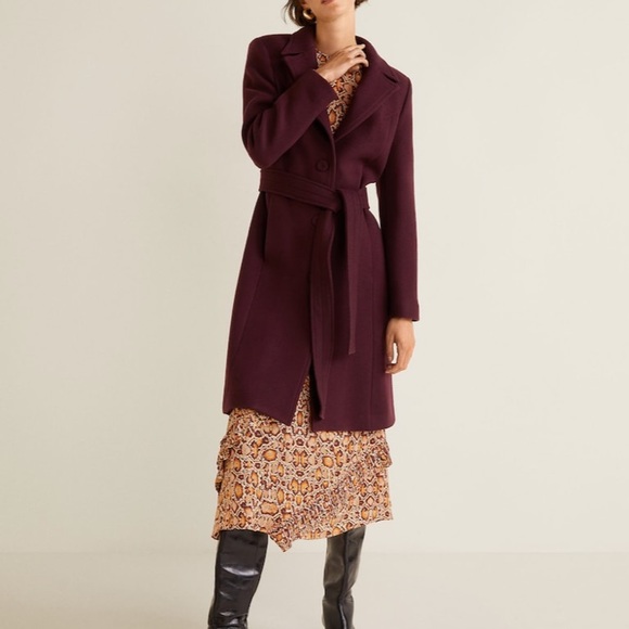 Mango Jackets & Blazers - Mango Wool Coat